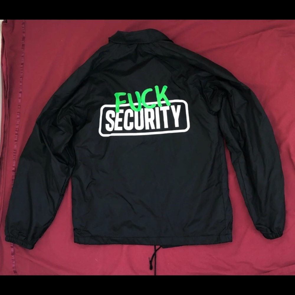 SHMOPLIFE F*** Security jacket